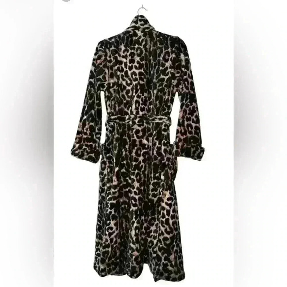 Soma plush robe cheetah leopard print - Picture 1 of 2